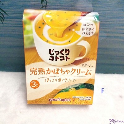 SP823077 日本製 Pokka Sapporo 即食濃湯 (一盒 3 包) - 南瓜忌廉濃湯 F